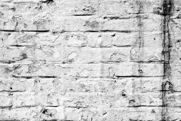 Texture Brick Wall Can Used Background Brick Texture Scratches Cracks — Stock Photo, Image