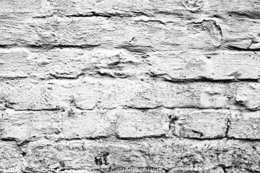 Doku, tuğla, duvar, arka plan olarak kullanılabilir. Çizik ve çatlaklarla tuğla dokusu