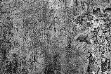 Doku, duvar, beton, arka plan olarak kullanılabilir. Çizik ve çatlaklarla dolu bir duvar parçası.