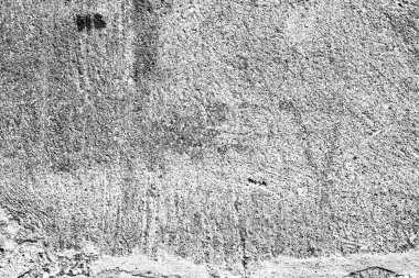 Doku, duvar, beton, arka plan olarak kullanılabilir. Çizik ve çatlaklarla dolu bir duvar parçası.