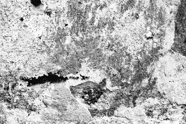 Doku, duvar, beton, arka plan olarak kullanılabilir. Çizik ve çatlaklarla dolu bir duvar parçası.