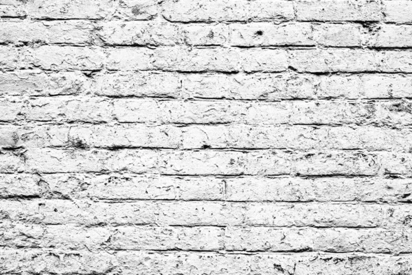 Texture Brick Wall Can Used Background Brick Texture Scratches Cracks — Stock Photo, Image