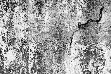 Doku, duvar, beton, arka plan olarak kullanılabilir. Çizik ve çatlaklarla dolu bir duvar parçası.