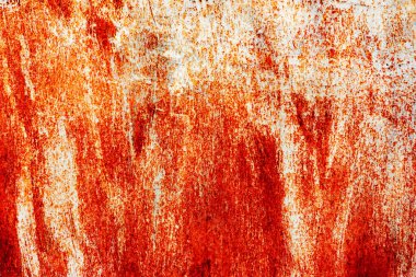 Çatlakları ve çizikleri olan metal bir duvarın dokusu arka plan olarak kullanılabilir.