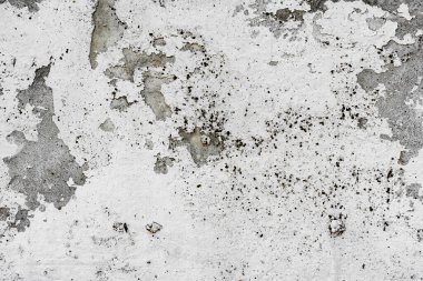 Doku, duvar, beton, arka plan olarak kullanılabilir. Çizik ve çatlaklarla dolu bir duvar parçası.