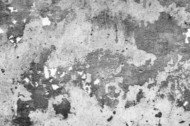 Doku, duvar, beton, arka plan olarak kullanılabilir. Çizik ve çatlaklarla dolu bir duvar parçası.