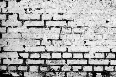 Doku, tuğla, duvar, arka plan olarak kullanılabilir. Çizik ve çatlaklarla tuğla dokusu