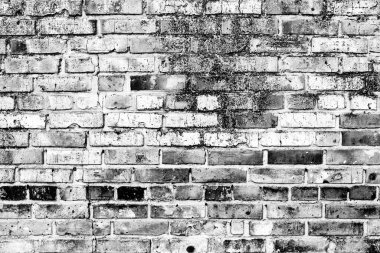 Doku, tuğla, duvar, arka plan olarak kullanılabilir. Çizik ve çatlaklarla tuğla dokusu