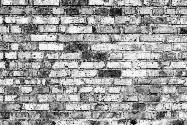 Doku, tuğla, duvar, arka plan olarak kullanılabilir. Çizik ve çatlaklarla tuğla dokusu