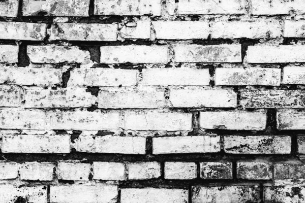 Texture Brick Wall Cracks Scratches Which Can Used Background — Stock Photo, Image