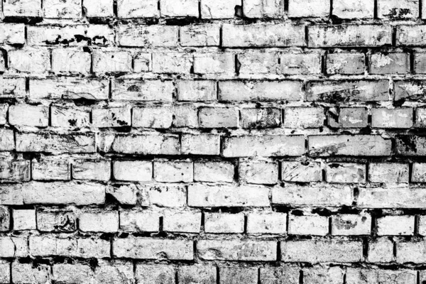 Texture Brick Wall Cracks Scratches Which Can Used Background — Stock Photo, Image