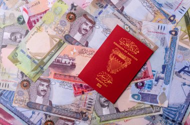 Seyahat etmek, uçmak ve iş yapmak için Bahreyn pasaportu. Bahreyn belgesi, sınırı geçmek için kimlik