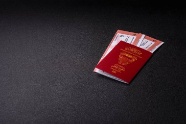 Seyahat etmek, uçmak ve iş yapmak için Bahreyn pasaportu. Bahreyn belgesi, sınırı geçmek için kimlik