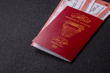 Seyahat etmek, uçmak ve iş yapmak için Bahreyn pasaportu. Bahreyn belgesi, sınırı geçmek için kimlik