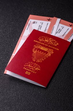 Seyahat etmek, uçmak ve iş yapmak için Bahreyn pasaportu. Bahreyn belgesi, sınırı geçmek için kimlik