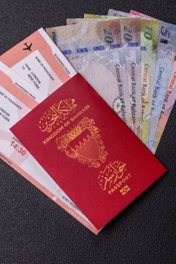 Seyahat etmek, uçmak ve iş yapmak için Bahreyn pasaportu. Bahreyn belgesi, sınırı geçmek için kimlik