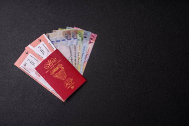 Seyahat etmek, uçmak ve iş yapmak için Bahreyn pasaportu. Bahreyn belgesi, sınırı geçmek için kimlik
