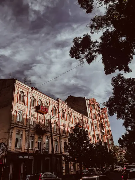 Kijów Ukraina Miasto Fasada — Zdjęcie stockowe