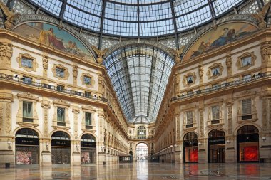 Urban scene of Milan, Italy 