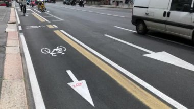 Milano 'da trafik vardı.