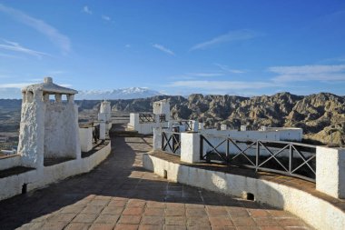 İskoçya 'nın yüksek açılı manzarası 