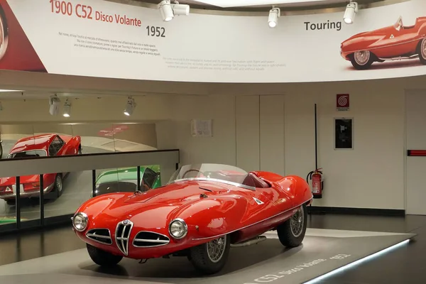 Włochy Arese Mediolan Kwiecień 2019 Muzeum Samochodów Alfa Romeo — Zdjęcie stockowe
