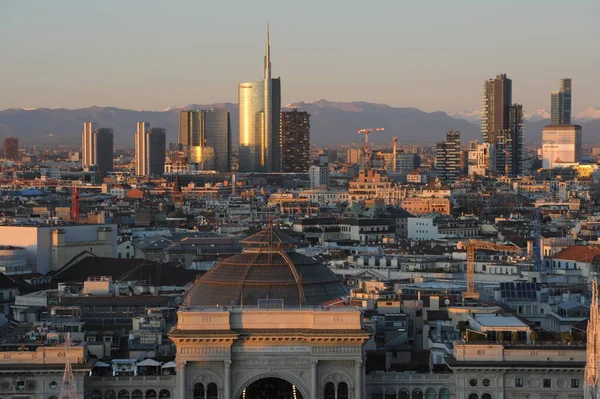 Europa Italia Milano Dicembre 2019 Veduta Panoramica Del Nuovo Skyline — Foto Stock