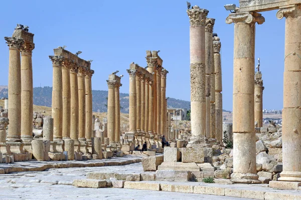 Antike Säulen Der Stadt Des Ephesus Türkei — Stockfoto