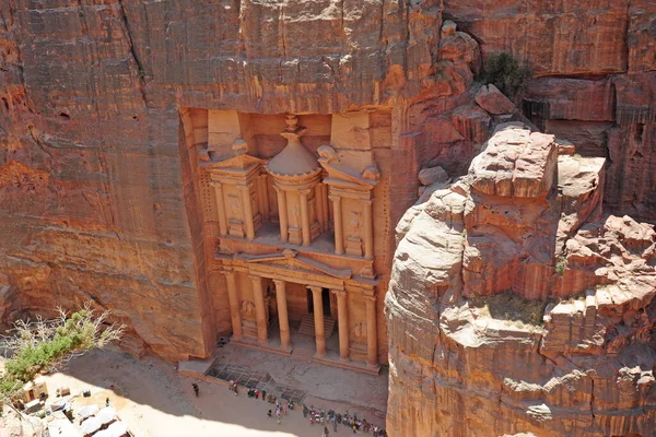 Utsikt Över Den Antika Staden Petra Jordanien — Stockfoto