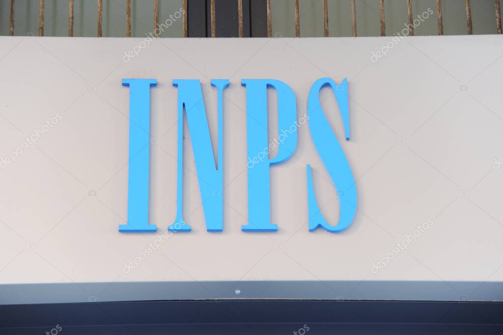 MILAN, ITALY - January 13,2020 :Facade of italian INPS office, INPS also known as Istituto Nazionale della Previdenza Sociale meaning National Institute of Social Security
