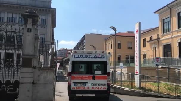Avrupa Talya Lombardiya Milano Temmuz 2020 Covid Coronavirus Salgını Sırasında — Stok video