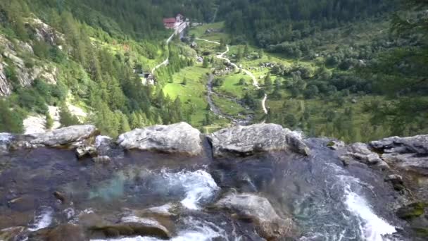 Observando Vista Cordilheira Das Dolomitas Itália — Vídeo de Stock