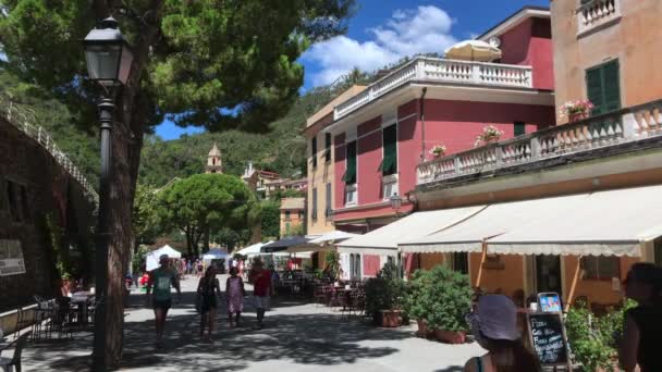 Europa Italia Spezia Agosto 2020 Monterosso Sea Village Cinque Terre — Video Stock