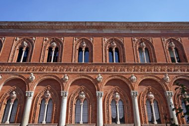 beautiful building in milan, italy 