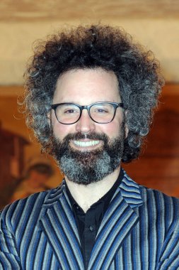 Milan, İtalya 19 Şubat 2019 Simone Cristicchi İtalyan şarkıcı