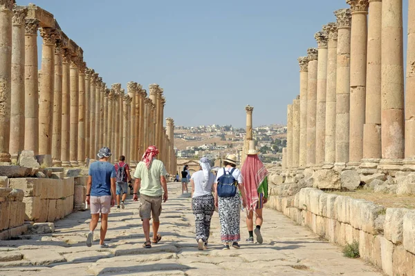 Ιορδανία Αμμάν Δεκεμβρίου 2019 Amman Citadel Archaeologic Unesco Heritage Site — Φωτογραφία Αρχείου