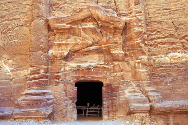 Antika Ruinerna Petra Jordanien — Stockfoto