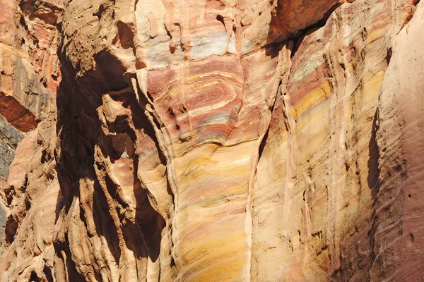 요르단의 페트라에 바위들 — 스톡 사진