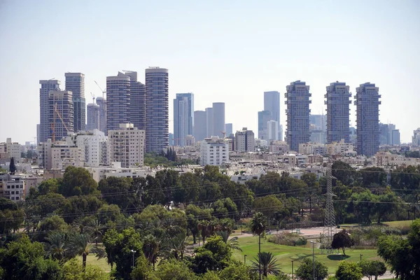 Tel Aviv Şehrinin Manzarası Srail — Stok fotoğraf
