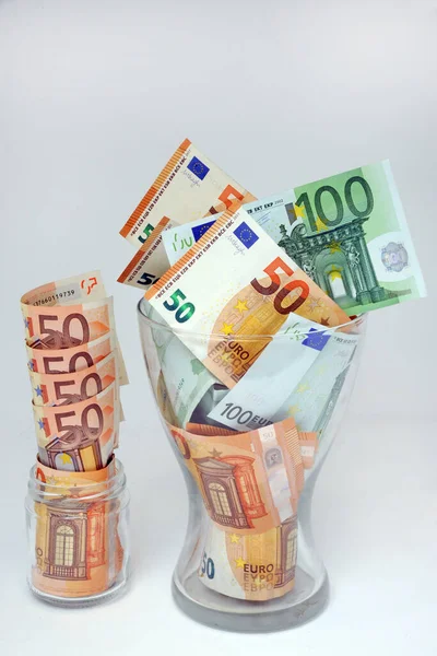 Euro Money Bankovky Eurocash Pozadí Kopírovací Prostor — Stock fotografie