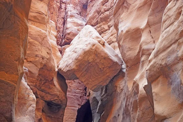Cañón Siq Petra Jordan — Foto de Stock