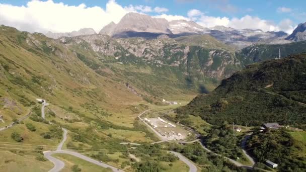 ドロマイト山脈の眺め イタリア — ストック動画