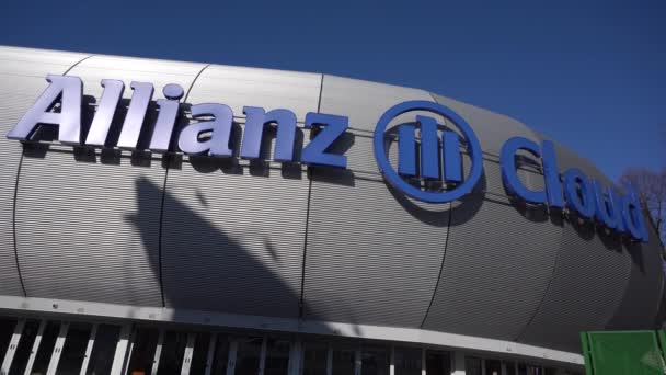 Milan Włochy Styczeń 2020 Allianz Cloud Dzień Otwarcia Starego Pałacu — Wideo stockowe