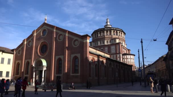 Katedral Detaylarına Yakından Bak Talya — Stok video