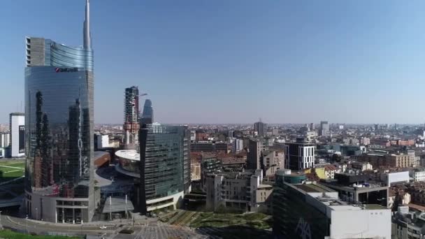 Cityscape Ponto Vista Aéreo Itália — Vídeo de Stock