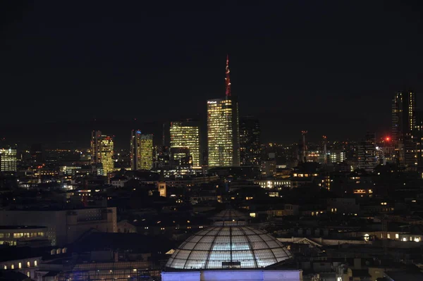 Europa Italien Mailand 2019 Blick Auf Die Neue Skyline Der — Stockfoto