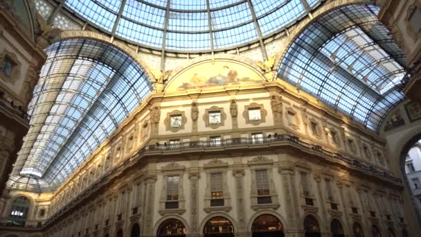 Europa Italia Milán Octubre 2020 Gente Caminando Con Máscara Catedral — Vídeo de stock