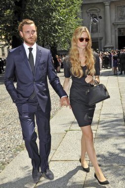 Milano - Marta Marzotto 'nun cenazesi - Beatrice Borromeo ve Pierre Casiraghi