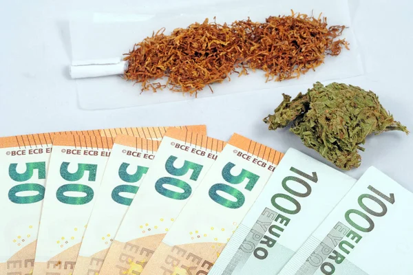 Cannabis Hierba Para Ser Fumado Thc Cbd Flor Mariguana Hachís —  Fotos de Stock
