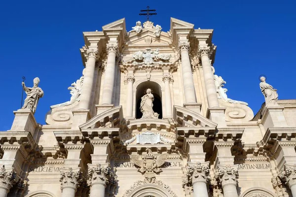 Italy Sicily Ortigia Archaeological Site Unesco World Heritage Site Church — Stock Photo, Image